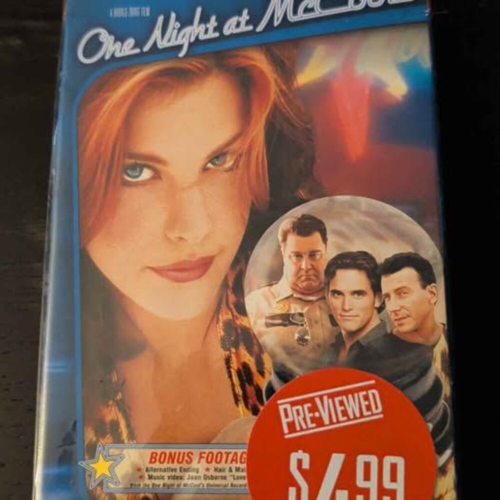 VINTAGE One Night at McCool's VHS 2001 FACTORY SEALED NEW Liv Tyler Crime Comedy